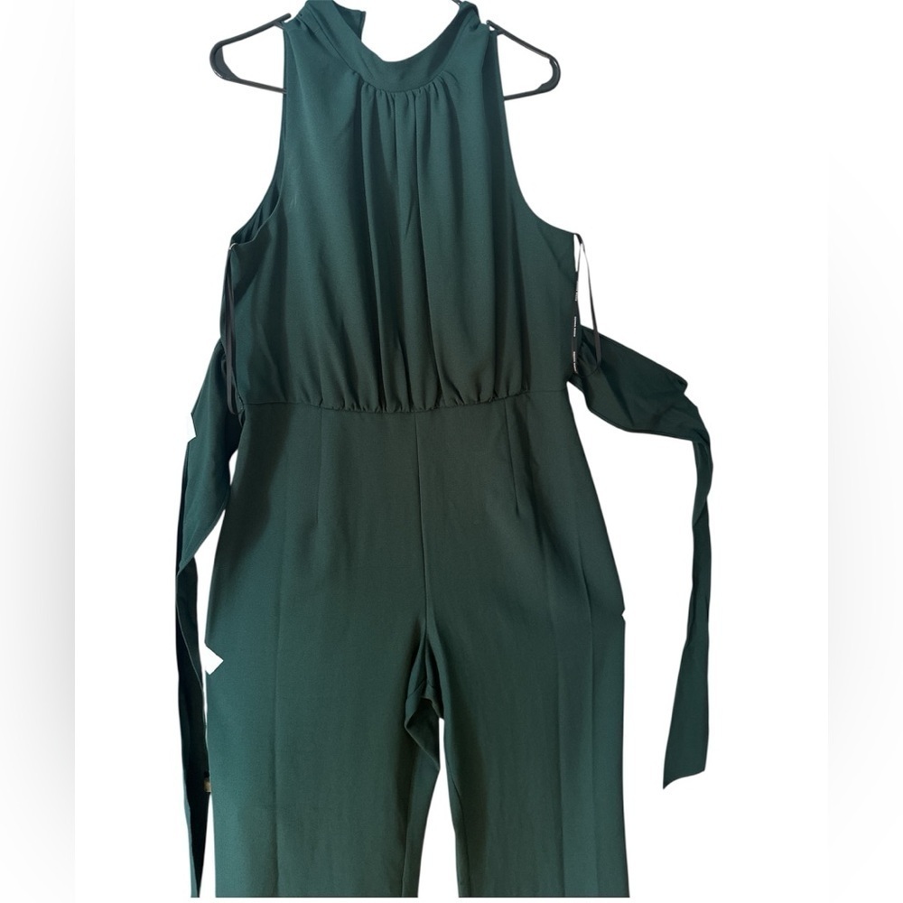 Donna Ricco Emerald green Elegant jumpsuit Sz 14 Formal Night out Party  Date - Picture 8 of 8